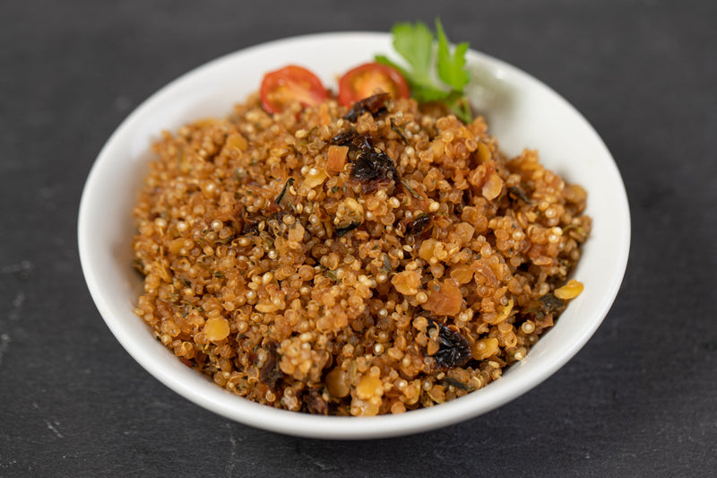 Organic fair trade quinoa vegetable pot